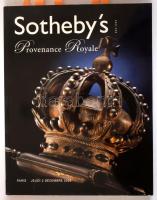 2004 Sotheby's Provenance Royale. Mobilier, Objets d'Art, Tableaux et Dessings, Orfévrie, Bijoux, Livres et Manuscripts. Benne izgalmas vegyes régiséggel. Paris, Sotheby's, 180 p. Rendkívül gazdag képanyaggal illusztrált. Kiadói papírkötés.