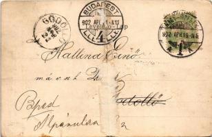 1902 Nagyszeben, Hermannstadt, Sibiu; Magy. áll. főgimnázium és evangélikus püspök háza / grammar sc...