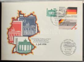 NDK, NSZK köznapi és alkalmi küldemény tétel újszerű állapotú FDC berakóban