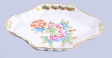 Herendi Viktória mintás tálka. Kézzel festett, jelzett, hibátlan 13 cm