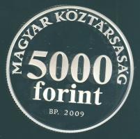 2009. 5000Ft Ag "Radnóti Miklós" T:PP Eredeti tokban és tanúsítvánnyal!