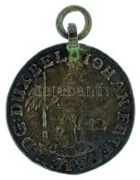 Német Államok / Brunswick-Lüneburg-Calenberg 1674. 12gr Ag füllel (8,25g) T:F German States / Brunswick-Lüneburg-Calenberg 1674. 12 Mariengroschen Ag with ear (8,25g) C:F Krause KM#136