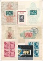 1939-1961 12 klf blokk és kisív (53.200)