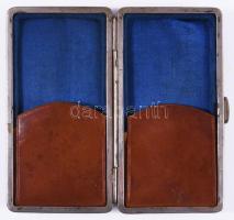Szemüvegtok ca 1900 : Karlsbad felirattal, bőr, ásvány berakásokkal szép állapotban 14x7 cm
