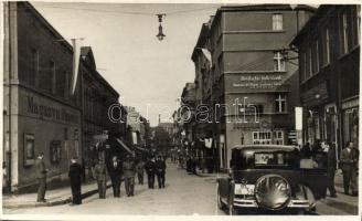 Tarnowskie Góry Krakowska street with German Bank and Zagloba liquor store photo