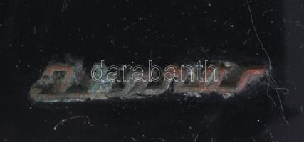 ca 1960 Ikarus 66 farmotoros busz korabeli asztali dísz. Fém öntvény, műanyag talpon. 20 cm