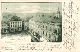 1899 Rumburk market square (EK)
