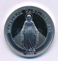 DN "Magyarok Nagyasszonya / Patrona Hungariae" peremen jelzett Ag emlékérem, kapszulában (10,00g/0.999/30mm) T:PP Hungary ND "Magyarok Nagyasszonya / Patrona Hungariae" hallmarked Ag commemorative medallion in capsule (10,00/0.999/30mm) C:PP