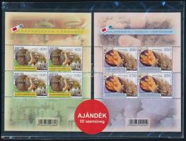 2013 Magyar Múzeumok kincse (II.) 3D bélyegszett, 3D szemüveggel