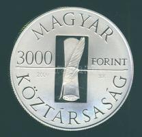 2009. 3000Ft "Kazinczy Ferenc" Ag T:PP eredeti tokban és tanúsítvánnyal! csak 5000db!