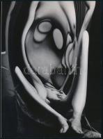 1933 Kertész Andor (később André Kertész) (1894-1985) magyar (később francia - amerikai) fotóművész felvétele (Torzítások sorozatból a 117.sz.), 1 db modern nagyítás, jelzés nélkül, 21x15 cm