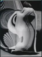 1933 Kertész Andor (később André Kertész) (1894-1985) magyar (később francia - amerikai) fotóművész felvétele (Torzítások sorozatból a 82.sz.), 1 db modern nagyítás, jelzés nélkül, 21x15 cm