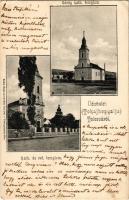 1906 Tolcsva (Tokajhegyalja), Görögkatolikus, Római katolikus és református templom. Klein Regina kiadása (EK)