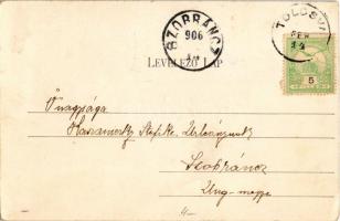 1906 Tolcsva (Tokajhegyalja), Görögkatolikus, Római katolikus és református templom. Klein Regina ki...