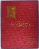 Jókai album. Képek, adatok, okmányok Jókai Mór életéből. A Pesti Napló előfizetőinek készült kiadás. (Bp., 1909), Pesti Napló (Hornyánszky-ny.), 140 p.+ 10 (műmellékletek, a képek előtt feliratozott hártyapapírokkal) t. Gazdag szövegközti és egészoldalas képanyaggal illusztrálva. Kiadói aranyozott, dombornyomott, szecessziós egészvászon-kötés, kopott borítóval, a gerincen kis sérüléssel.