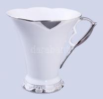 Hat személyes teás, kakaós készlet, porcelán, eredeti dobozában, jelzett, hibátlan