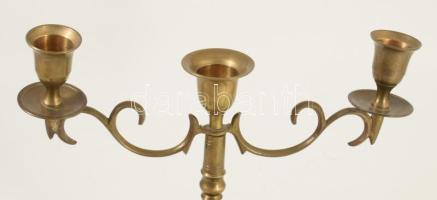 Réz tárgyak: csengő, gyertyatartó, kulcstartó 22 cm