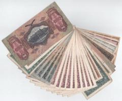 Vegyes 27db-os pengőtétel 1920-1946. 10P - 1.000.000.000P + 10.000MP - 1.000.000MP + 20K + 10.000AP ...