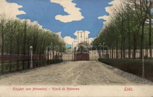 Lodz Helenowa garden entrance