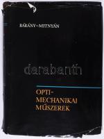 Bárány Nándor - Mitnyán László: Optimechanikai műszerek. Az egyik szerző, Bárány Nándor (1899-1977) Kossuth-díjas gépészmérnök által Dr. Geleji Sándor (1898-1967), a csepeli Weiss Manfréd Művek igazgatójának (1945-49), kétszeres Kossuth-díjas professzor részére DEDIKÁLT példány. Bp., 1961, Műszaki, 907 p. Megjelent 2180 példányban. Kiadói egészvászon-kötés, sérült kiadói papír védőborítóban.