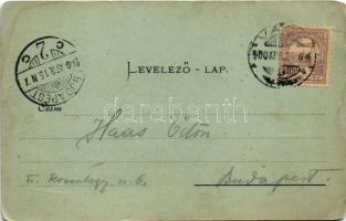 1900 Vác, Hétkápolna este holdfényben. Beck Iván kiadása (EB)