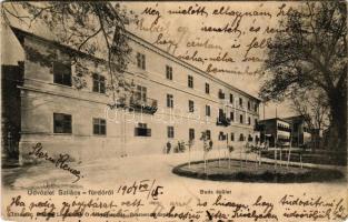 1904 Szliács, Sliac; Buda szálloda. Lechnitzky O. fénynyomdája kiadása 187. sz. / hotel (r)