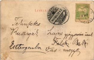 1904 Szliács, Sliac; Buda szálloda. Lechnitzky O. fénynyomdája kiadása 187. sz. / hotel (r)