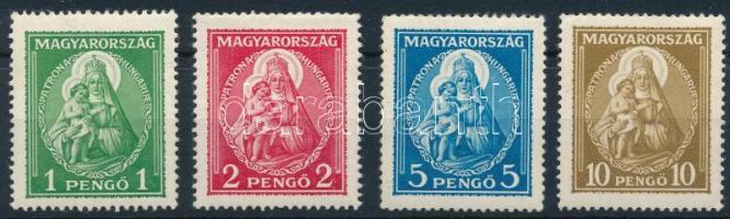 1932 Nagy Madonna sor (50.000) (5P, 10P betapadás / gum disturbance)