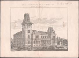 1878 A Kégl-kastély fametszetű ábrázolása Kégl György földbirtokos, országgyűlési képviselő 1878-ban Csalapusztán építtette fel Hauszmann Alajos tervei alapján neoreneszánsz stílusban. Lapméret 39x28 cm