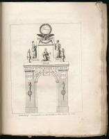 ca 1800 18 db épületeket ábrázoló rézmetszet. Az osztrák birodalom hivatali épületei, síremlékek, ka...