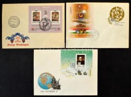 46 db modern, címzés nélküli FDC sok blokkal