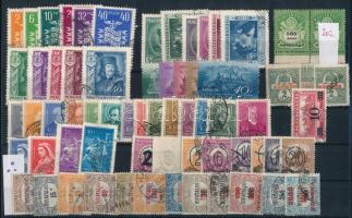 Kis tétel az 1930-as, 1940-es évekből, közte portók is, stecklapon