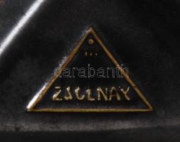 Andrényi Károly és Fiai Arad Vasnagykereskedése Zsolnay eozin mázas hamuzó, jelzett kis kopással, 17...