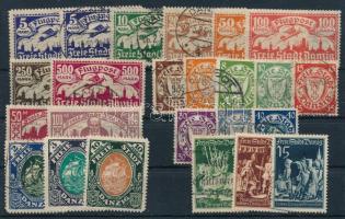 Németország - Danzig 24 db bélyeg stecklapon