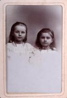 cca 1880 Fa borítású régi fotóalbum, benne 30 db fotóval, széteső állapotban, 28×23 cm