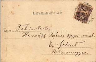 1901 Nagyvárad, Oradea; M. kir. Honvéd hadapródiskola. Sebő I. Imre kiadása / K.u.k. military cadet ...