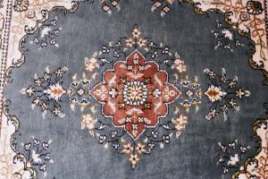 Kézzel szőtt török selyem szőnyeg, 0,6x0,48cm, certifikáttal, hibátlan