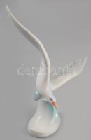 Hollóházi sirály. Jelzett, hibátlan, m: 23,5 cm