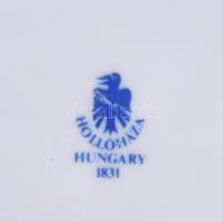 Hollóházi vadászmintás korsó, jelzett, hibátlan, m: 17,5 cm