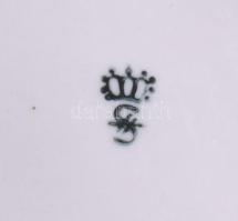 Sitzendorf városképes söröskorsó, jelzett, hibátlan, m: 24,5 cm