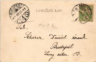 1902 Nagyvárad, Oradea; Szent László tér, Kalenda János, László Gőzhengermalom, Palkovics Imre, Gyóg...