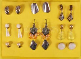 Bizsu fülbevalók 9 pár