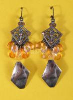 Bizsu fülbevalók 9 pár