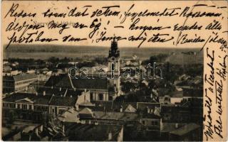 1911 Nagyvárad, Oradea; látkép, Általános Takarékpénztár. A. Sonnenfeld kiadása / savings bank (EB)