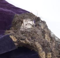 Női mellény, XIX. sz. arany sújtásos bársony. 48x50 cm