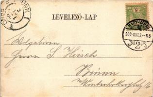 1900 Nagyvárad, Oradea; vár, katonák. Sonnenfeld Adolf kiadása / K.u.K. Castel / castle, K.u.K. sold...