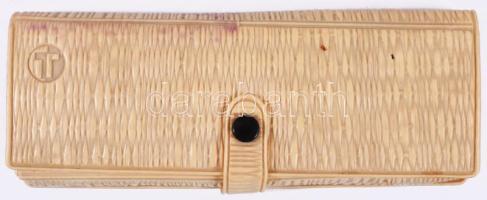 ca 1960 2 pakli Pin-Up francia kártya Tungsramos tokban