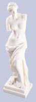 Afrodite szobra. Műgyanta, jelzett 41 cm