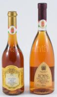 2000 Tokaji Roy Mathias, 3 puttonyos + Royal Badacsony olaszrizling, Varga Pincészet.