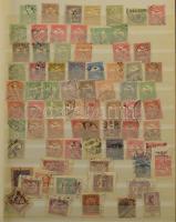 1900-1913 Turul bélyegek több példányos rendezője, közte néhány Hadisegély és Árvíz bélyeg is, 16 lapos A/4 berakóban